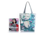 New female beauty magazine printed canvas shoulder bag woman