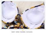 style bikini three-piece swimsuit female blouse sunscreen gather Korean version