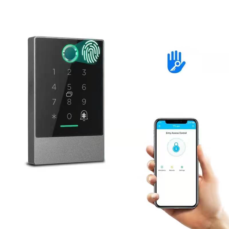 1kg/pcs S618 Waterproof TTlock APP Access Control Doorlock Digital Password Card Code Smart Door Lock for Home