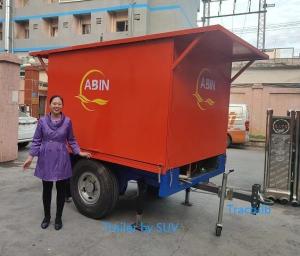 China Solar Panel Mobile Reverse Osmosis Trailer Mobile Demineralizer Trailer Reverse Osmosis Trailer for Sale factory
