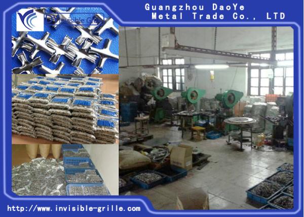316 Stainless Steel Clips , Stainless Steel Wire Clips For Balcony Invisible