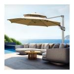 Modern Design AJUNION Commercial Outdoor Umbrella with Waterproof 2-Tier Sun