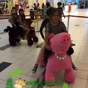 China Hansel amusement rides electric walking rides on animal toy for sale factory