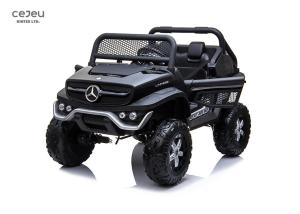 China LED Lights Mercedes Benz Unimog Ride On 2 Seater With EVA Tire factory