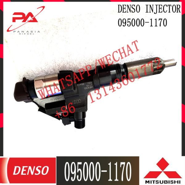 common rail injector GENUINE AND BRAND NEW DIESEL FUEL INJECTOR 095000-1170 FOR FUSO 6M60T ME30033