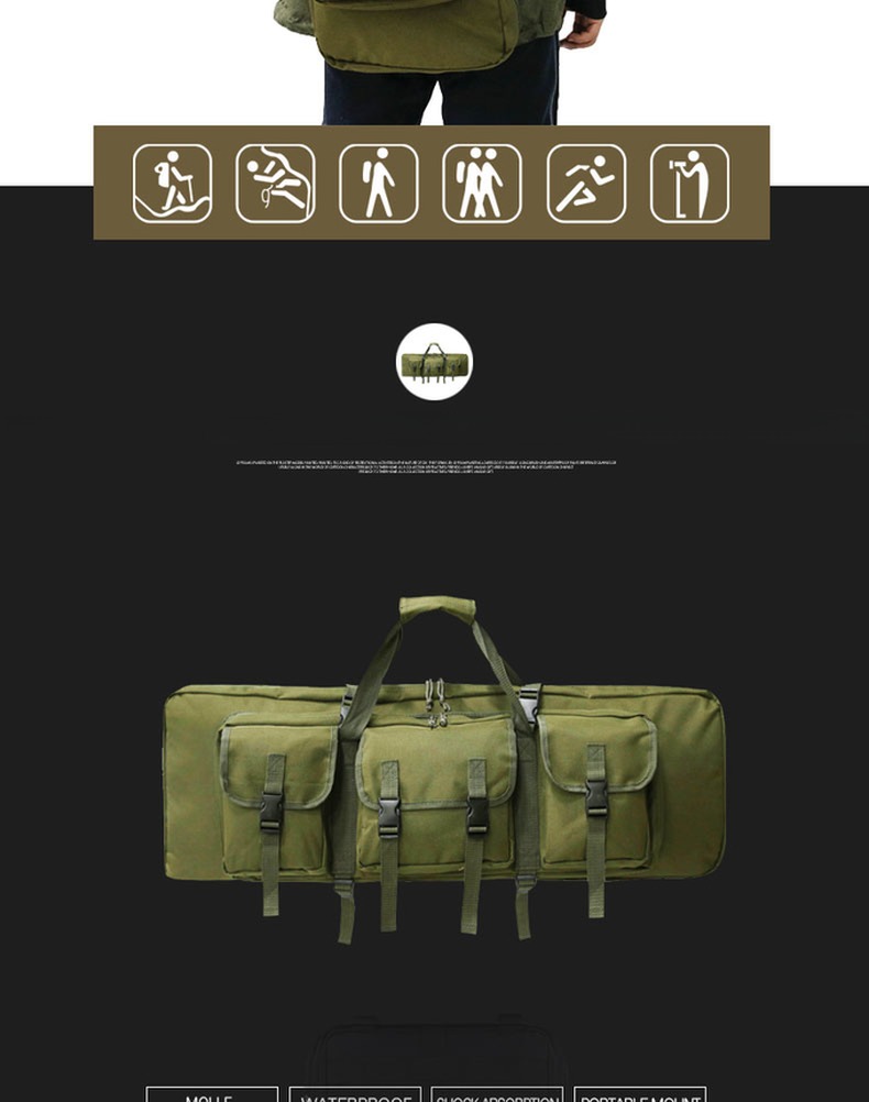 Outdoor Camping Backpack with Solid Color Pattern Functional and Durable Design