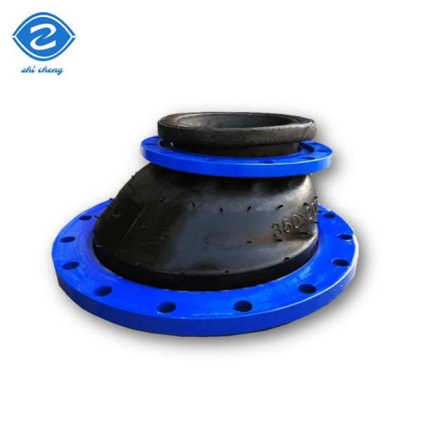 EPDM Eccentric Reducer Rubber Expansion Joint DN200-DN350 Bottom Horizontal