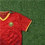 2025 Cameroon Children Away Football Jersey Customized Team Uniforms