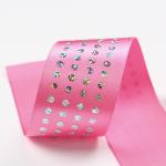 Single Face Diamond Poly Satin Ribbon 5mm-50mm Polyester Satin Ribbon