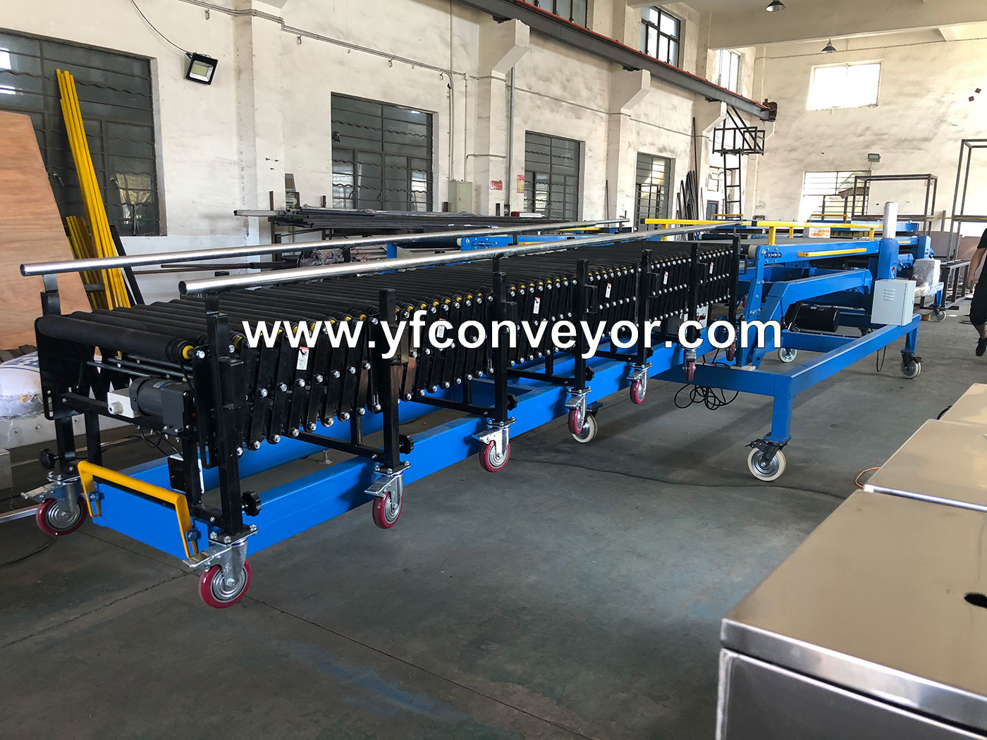 Truck Loading Conveyor Machine ,PVC Belt Conveyor
