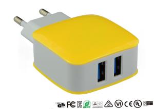 China 12V 5V 2.1A 2A Dual Port Usb Charger Universal Socket Wall Charger Adapter factory