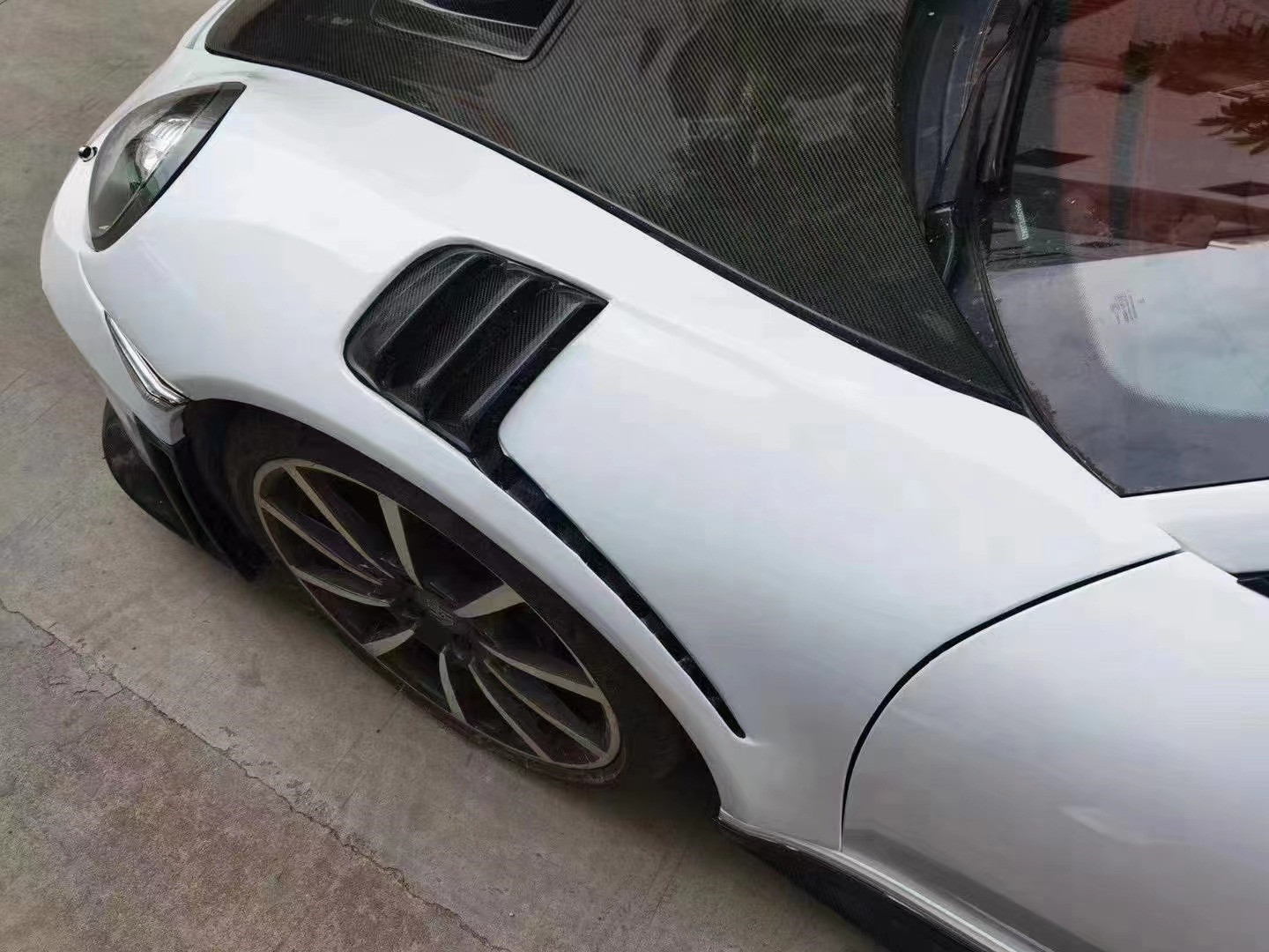 2022 New Products 911 991.2 GT2RS Body Kit for Porsche 911 Front and Rear Bumper Carbon Fiber Cover Spoiler 2016-2018