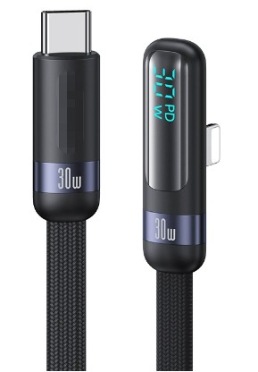 100W PD Type-C Cable with Digital Display Braided Line 1m Length Customized OEM