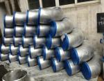 Right Angle Butt Weld Elbow , Mild Steel Weldable Elbows Forged Chemical