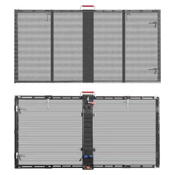 Transparent Outdoor LED Screen For Full Color Glass Window Retail Stores