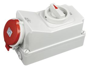 China Electrical 32Amps 5 Pin Industrial Socket , Industrial Socket Plug Connector factory
