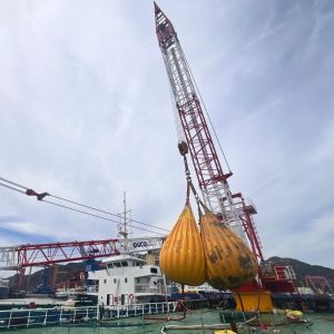 45M Floating Dock Crane for Dredging