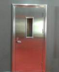 Standard Inward Opening Fire Rated Steel Door Aluminium Frame Stainless Screen