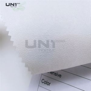 Polyester Plain Thermal Bonded Non Woven Interlining Flocked Pattern