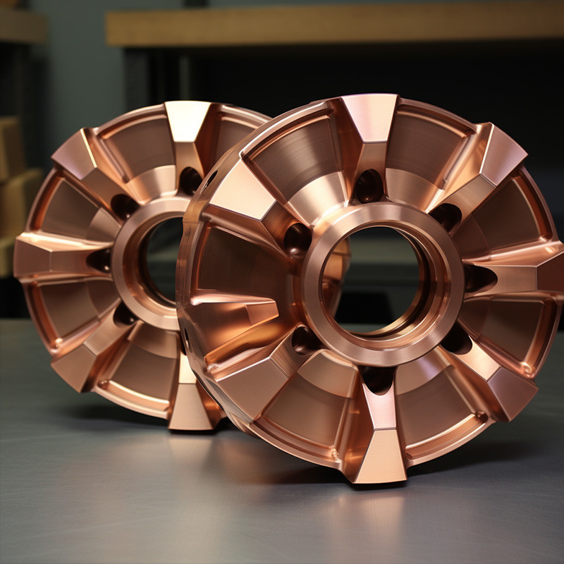 Customized CNC Copper Part OEM Machining Service Parts CNC Machine Milling Parts