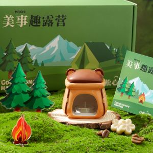 China Customizable Bear-Shaped Ceramic Wax Melt Warmer - High-Fired Ceramic Fragrance Diffuser factory