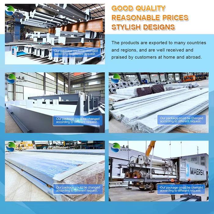 Hot Dip Galvanized Corrosion Resistance Durable Steel Structure Factory Warehouse