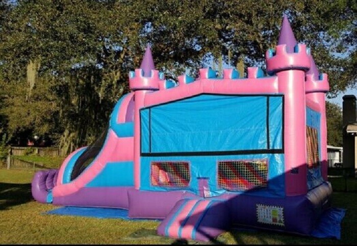 Large Inflatable Combo Extreme EN14960 Dry Bounce House Combo