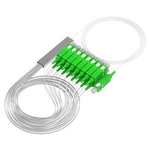 China FTTH Fiber Optic Splitter , Passive Optical Splitter 1x2 1x4 1x8 factory