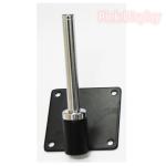 Fiberglass Pole 19.69in Metal Ground Spikes