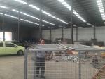 Environmental Q235 Steel Weld / Chain Wire Trash Cage 1500mm X 2000mm