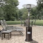 Outdoor Stainless Steel Mushroom Umbrella Gas Patio Heater Garden Gas Fire Pits