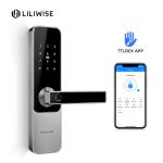 DC 6V Wireless Electronic Door Locks Touch Screen Control Maneuverable