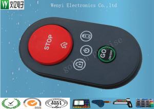 China P+R Key Silicone Rubber Keypad 40 Degree With Spay Oil And Silkscreen Print Customized factory