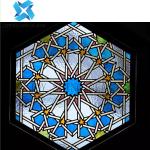 Solid Tiffany Art Church Stained Glass 3mm-22mm Double Glazed Window Glass For