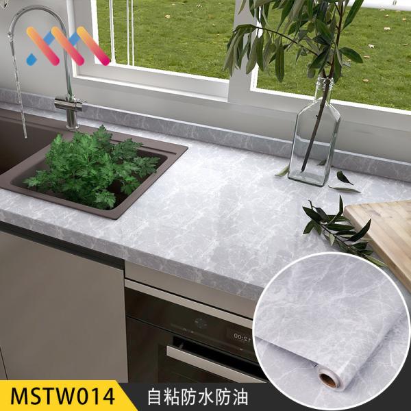 Modern Vinyl Wallpapers Marble Peel and Stick Self Adhesive Glossy PVC Wallpaper
