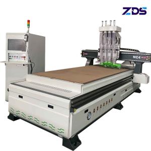 China 22.5kw Four Spindle High Speed Woodworking Engraver CNC Router For Wood MDF factory