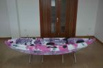 Pink Camo Color 9 Foot Sit Up Top Kayak 4 Rod Holders Paddle Extremely