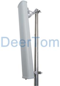 China 806-960MHz GSM Cellular Base Station Antenna for mobile communication 16dBi 120 degrees factory