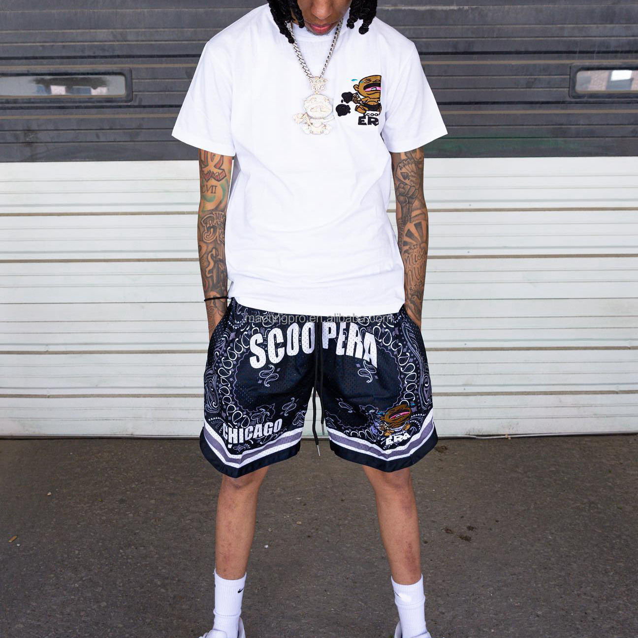 Support Customized Logo Men's Anti-Static Sportswear Tracksuit Vendor Track Short Set