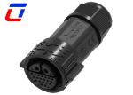 M25 Push Lock Waterproof Male Female Connector 2+20 Pin 14 Gauge Wire Connectors