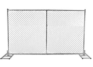 China 11 Gauge Portable 6x8 Chain Link Fence Panels Hot Dipped Galvanized factory