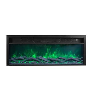 China 1500mm Fully Recessed Electric Fireplace High-End Heating 1500watts factory