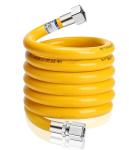 SS304 PVC Water Heater Gas Hose 1/2" DN13 Good Shock Resistance