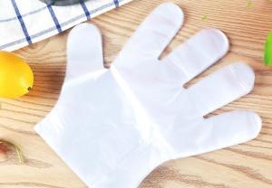China Biodegradable Disposable PE Glove For Medical Checking / Food Handling factory