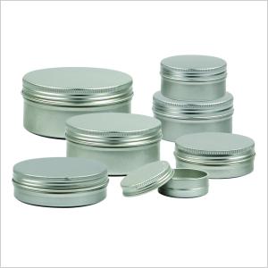 China Sealed Screw Lids Aluminum Bottle And Jar Tea Cookie Aluminum Jar Lid Tin Cans factory