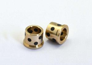 China Hydraulic Cylinder Casting Bronze Flange Bearing With Solid Lubricant factory