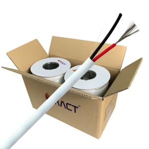China Copper Conductor 2x0.22mm2 Unshielded Stranded LSOH CPR Eca Alarm Cable for Industrial factory