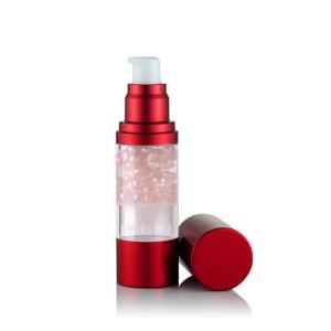China Vacuum cosmetics bottle, 15ml 20ml 30ml 50ml vacuum pearling essence bottle factory