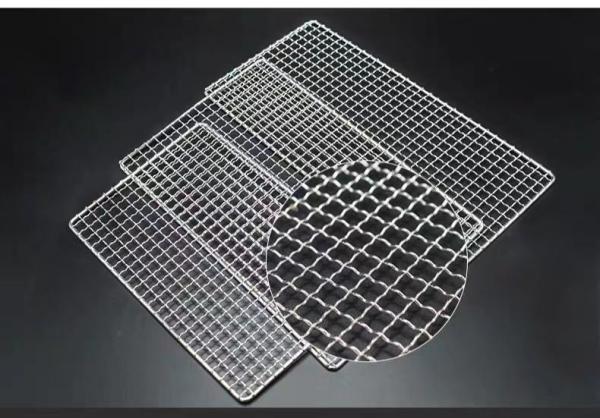 Stainless Steel Wire Netting BBQ Grill In Square Hole For Optimal Heat