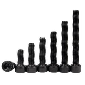 China 12.9 Grade Alloy Steel Black Oxide Fillister Head Hex Socket Bolt Din912 Cap Allen Head Bolts M3-M20 factory